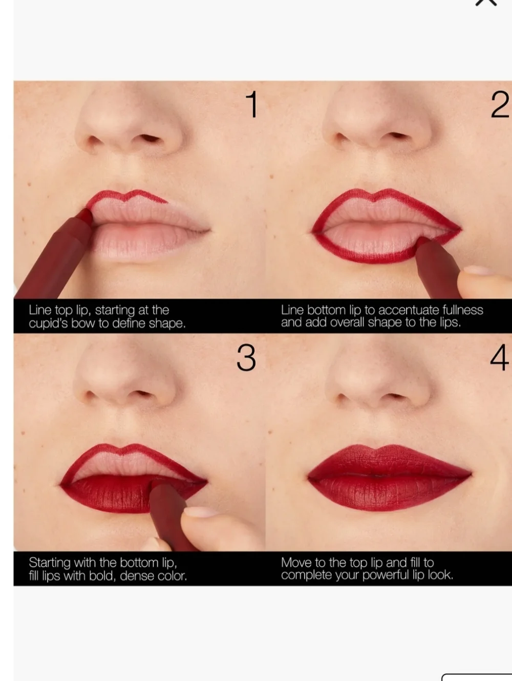 🌺NARS Dragon Girl Powermatte High Intensity Lip Pencil Matte Red Lipstick